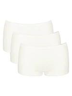 SLOGGI GO DAILY COTTON – 3ks šortkové kalhotky z kartáčované organické bavlny Sloggi