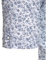 Pánská bílá košile s krátkým rukávem FashionStreet KX1072