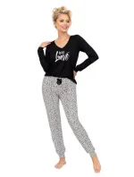 Pyžamo Donna Pantera Dlouhá délka/r S-2XL