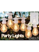 ZAHRADNÍ GIRLANDA PARTY LIGHT 20LED A60 BÍLÝ KABEL