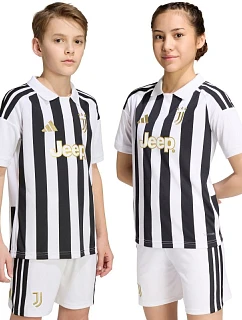 Adidas Juventus dětské tričko 26/27 bílo-černé KB8836