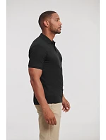 Russell Athletic 570M Pánské piqué polo "Authentic Eco" 10.570M black Russell Athletic 570M Pánské piqué polo "Authentic Eco" 10.570M black