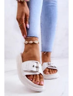 Klasické pantofle Ženy Big Star JJ274A309 Bílá