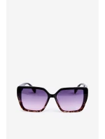 Dámské Sluneční Brýle S Ozdobným Detailen UV400 Černo-Hnědé