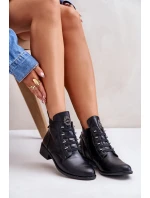 Nízké boty s podšívkou na zip s ozdobou černé Nevalia