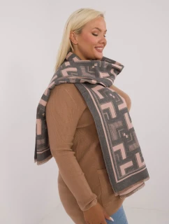 Šála AT SZ 23158.32 šedorůžová