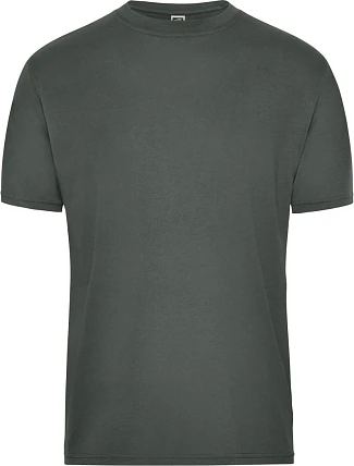 Daiber JN 1808 Pánské pracovní tričko z bio bavlny - Solid 02.1808 dark grey Daiber JN 1808 Pánské pracovní tričko z bio bavlny - Solid 02.1808 dark grey
