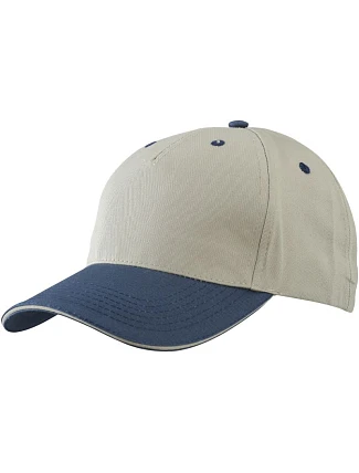 Daiber MB 6526 5 panelová sandwich kšiltovka 03.6526 beige/navy/beige Daiber MB 6526 5 panelová sandwich kšiltovka 03.6526 beige/navy/beige