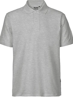 Neutral O 20080 Pánské piqué polo z bio bavlny 77.2080 sport grey