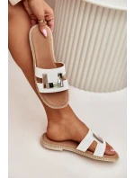 Dámské Plážové Sandály S Dekorativním Detalem Bílé Artiker 56C1334