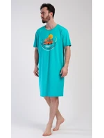 Pánská noční košile s krátkým rukávem Adventure Pánská noční košile s krátkým rukávem Adventure