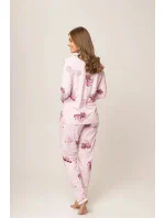 Dámské pyžamo 175/062 růžová vzor - Karol