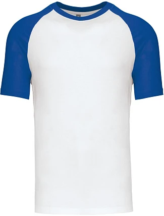 Kariban K 330 Baseballové tričko 20.K330 white/royal blue Kariban K 330 Baseballové tričko 20.K330 white/royal blue