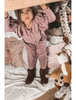 Dětské Teplé Sněhule Semišové Hnědé Gooby