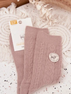 Dámské vlněné ponožky Béžové