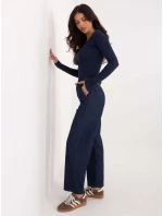 Kalhoty D80038BB62630D311 námořnická modř