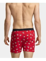 Pánské trenýrky ATLANTIC 2Pack - červená/tmavě modrá