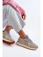 Dámské tenisky na platformě Memory Foam Big Star Platform Beige