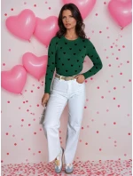 Dámský svetr FREYJA zelený FashionStreet MY2065