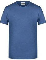 Daiber 8008 Pánské tričko z bio bavlny 02.8008 light denim melange Daiber 8008 Pánské tričko z bio bavlny 02.8008 light denim melange