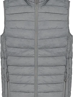 Kariban K 6113 Pánská lehká vesta 20.6113 marl silver
