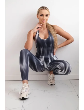 Fitness oblek s push up grafit Fitness oblek s push up grafit