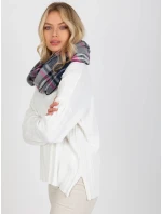 Tunelová šála AT KM 1402.20 šedorůžová