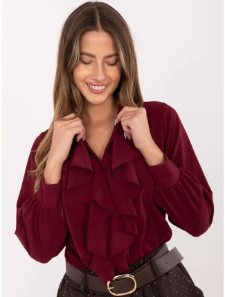 MI košile KS 3257.47 kaštanová