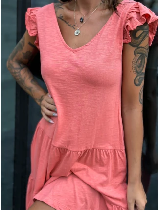 TW SK 2113 šaty.17P korál