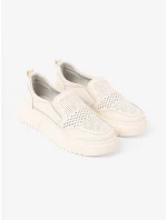 Exkluzívní polobotky hnědé dámské platforma Exkluzívní polobotky hnědé dámské platforma