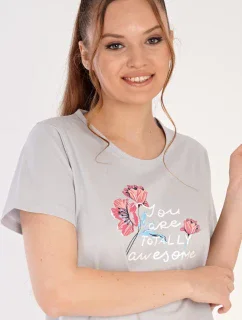 Dámská noční košile s krátkým rukávem Cassie