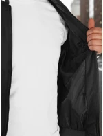 Pánská přechodná bunda bomber černá FashionStreet TX5013