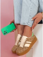Dámské tenisky MOTIONA khaki FashionStreet ZY0902