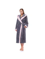 Dlouhý dámský župan L&L 9145 Hft 3XL Dlouhý dámský župan L&L 9145 Hft 3XL