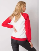 Mikina DS BL 1111.06P bílá a červená Mikina DS BL 1111.06P bílá a červená