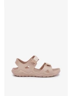 Dámské pěnové sandály na platformě Big Star – béžové