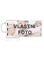 Personalizovaný klasický bílý keramický hrníček 300 ml s fotografií
