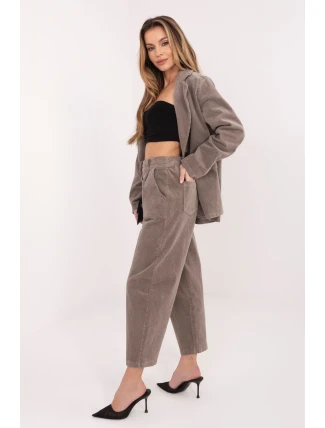 Kordové kalhoty model 225000 Rue Paris