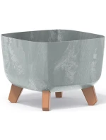 GRACIA SQUARE BETON EFFECT POND 24x24CM dětské