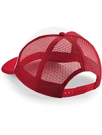 Beechfield B 645 5 panelová kšiltovka Vintage Trucker 53.0645 classic red/white