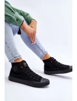 Dámské klasické vysoké tenisky Big Star T274033 Černé