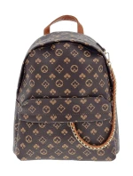 Módní dámský batoh hnědý 8V4SH - SARA MODA