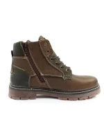 Wrangler Allan Mid pánské boty sable boots smart leather green brown