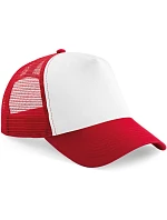 Beechfield B 640 5 panelová Trucker kšiltovka 53.0640 classic red/white Beechfield B 640 5 panelová Trucker kšiltovka 53.0640 classic red/white