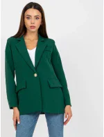 Dámská bunda DHJ MA 15556 tmavě zelená