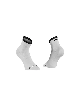 Cyklistické ponožky NORTHWAVE Origin Sock – bílé/černé Cyklistické ponožky NORTHWAVE Origin Sock – bílé/černé