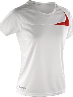 Spiro S 182F Dámské tréninkové tričko 29.182F white/red