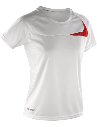 Spiro S 182F Dámské tréninkové tričko 29.182F white/red Spiro S 182F Dámské tréninkové tričko 29.182F white/red