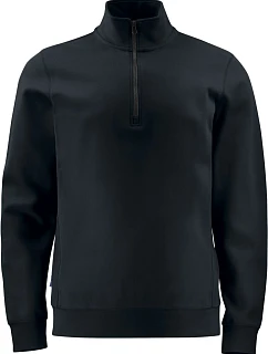 ProJob 2128 Sweatshirt 1/2 Zip Těžká pracovní mikina Doubleface s 1/4 zipem 64.2128 black