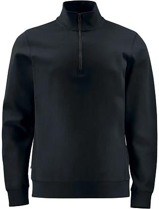 ProJob 2128 Sweatshirt 1/2 Zip Těžká pracovní mikina Doubleface s 1/4 zipem 64.2128 black